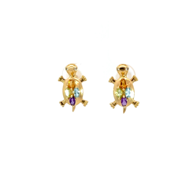 Turtle Earrings: KPE03-303