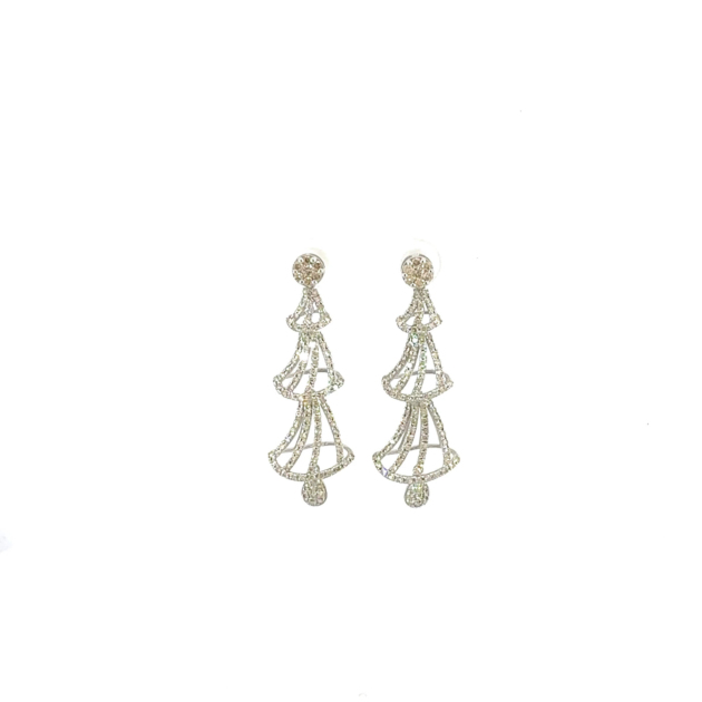 Diamond earrings: KPE03-458 WG