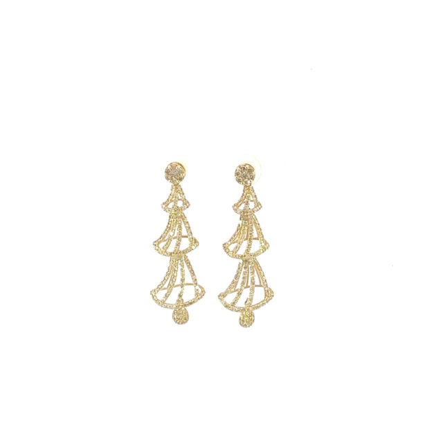 Diamond earrings: KPE03-458 YG