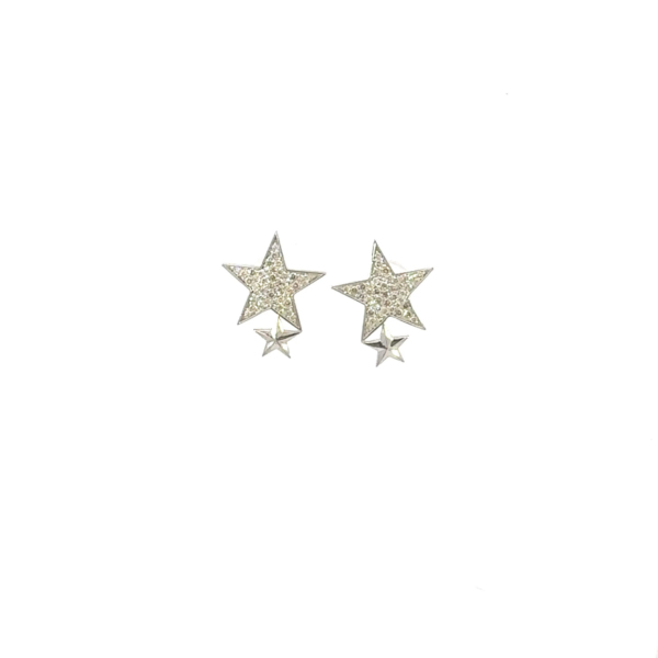 Star earrings: KPE03-574 WG