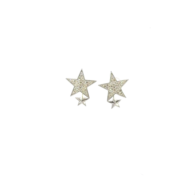 Star earrings: KPE03-574 WG