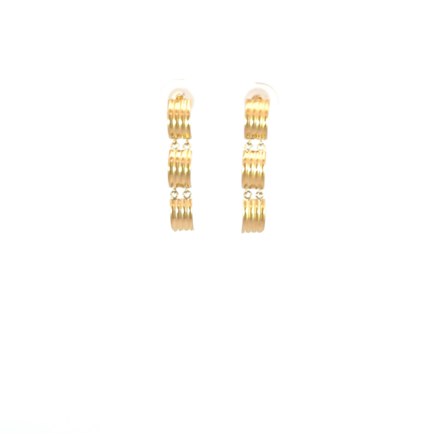 Gold Earrings: KPE08-493