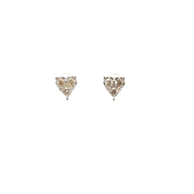 Heart Earrings: KPE40-630-WG