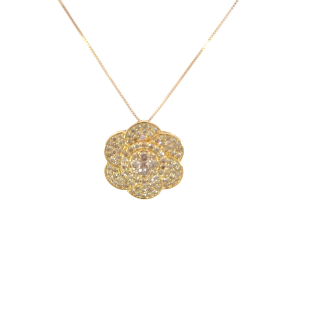 Flower Diamond Necklace: KPN03-157