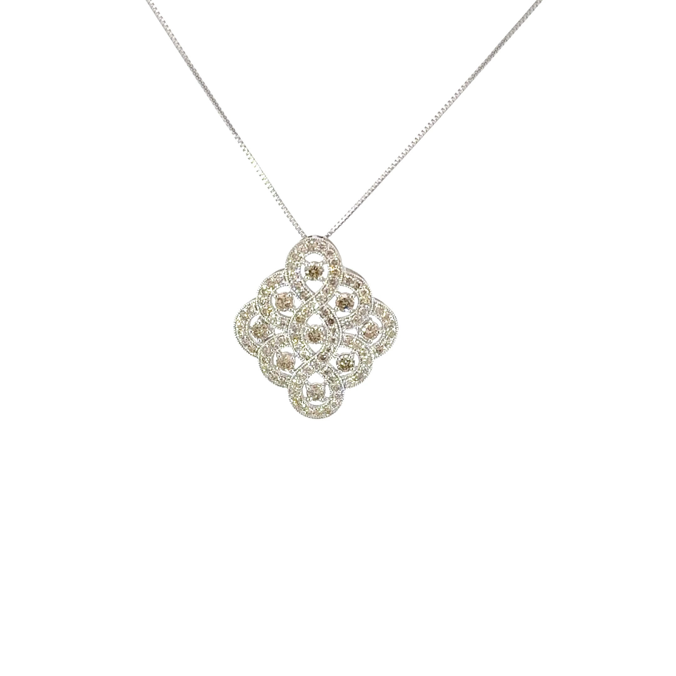 Dia Necklace: KPN03-584 WG
