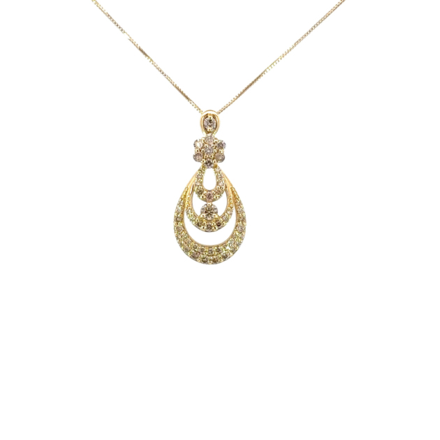 DIa Necklace: KPN21-587-YG