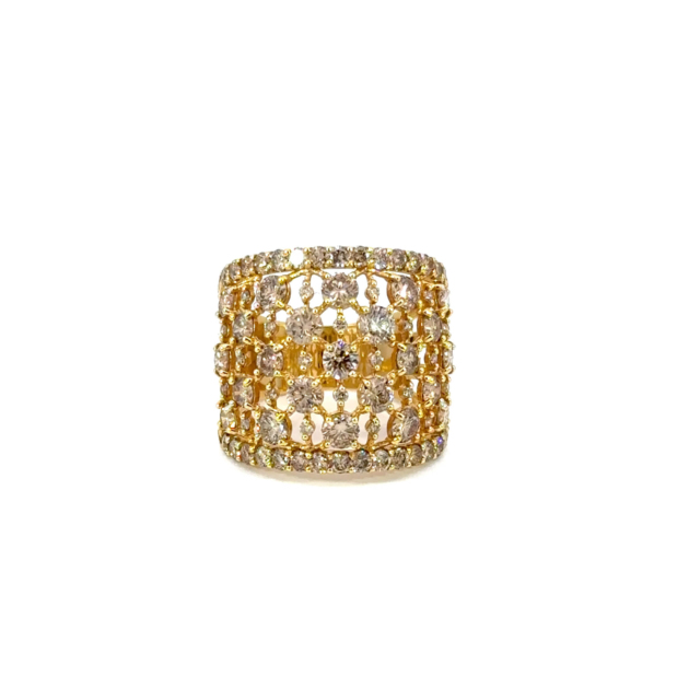 Diamond ring: KR03-579-YG