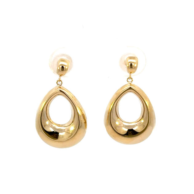 GOLD teardrop earrings  - KPE01-880