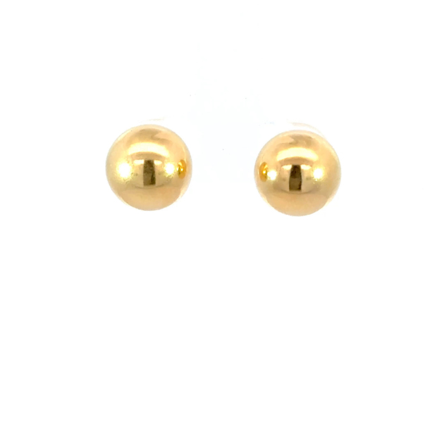 Gold Ball Earrings - KPE05-11