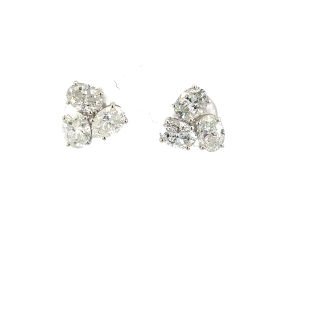 Cluster Diamond Earrings - KPE26-795