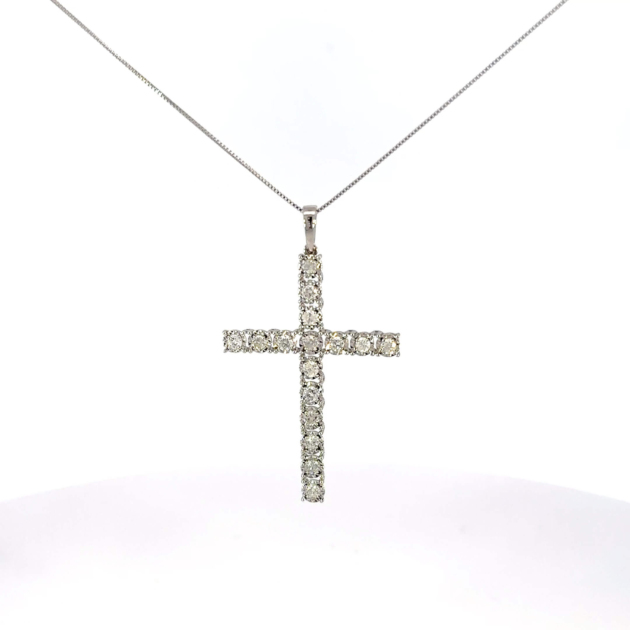 Diamond Cross Pendant  - KPN37-520